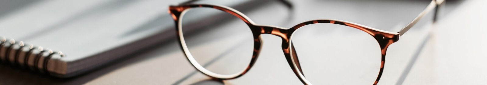 Glasses on a table